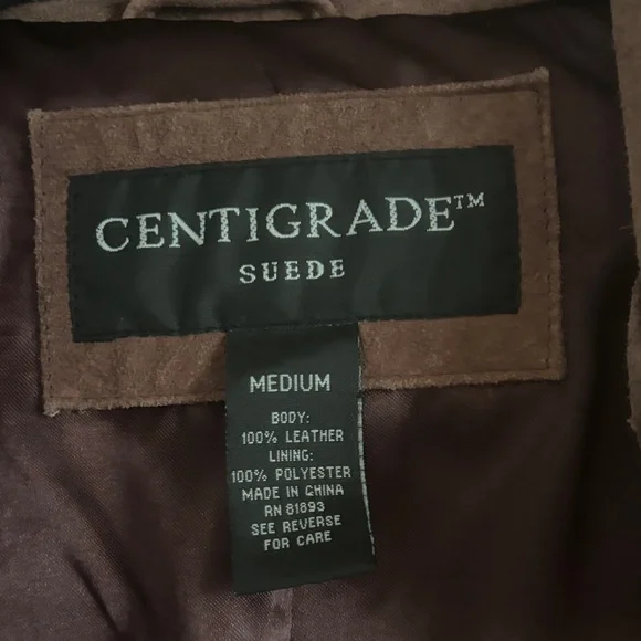 Suede Trench Coat in Rich Brown - Picture 3 of 4